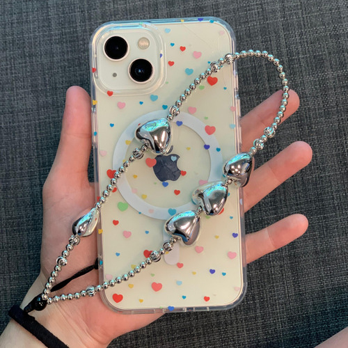 Correa Strap Premium Corazón Para Colgar Fundas De Celular
