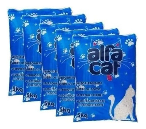Alfa Cat Arena Para Gato - Premium 24kg Envio + Economico