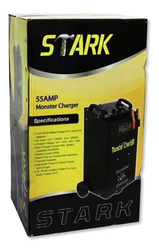 Imagen 3 de 6 de Cargador De Baterías 55 Amps I Stk21523