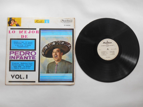  Lp Vinilo Pedro Infante Lo Mejor V1 Edición Colombia 1970