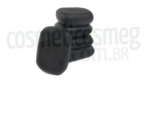 Imagem 3 de 10 de Kit 11 Pedras Vulcânicas Basáltica+kit 6 Cristais+nécessaire