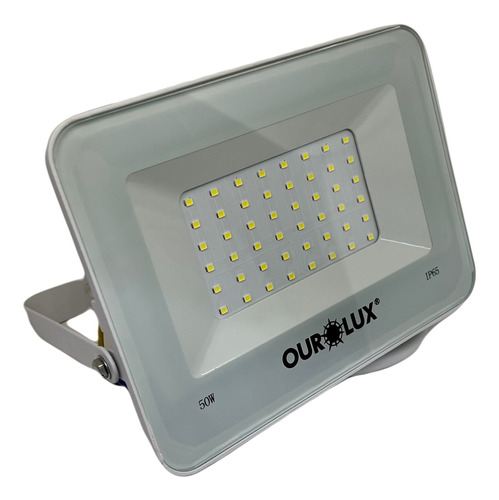 Projetor Led Pro 50w 127/220v Branco 6500k Ourolux