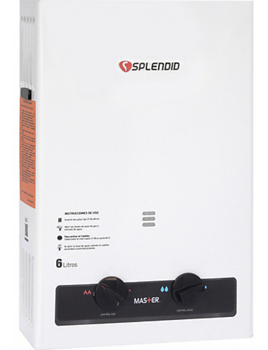 Calefont 6 Litros Ionizado Master Splendid-mimbral