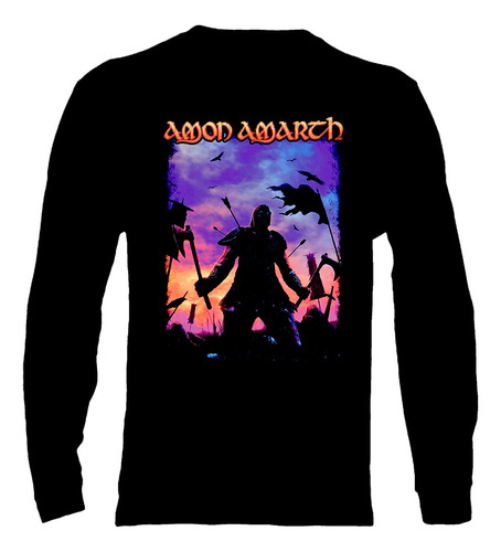 Polera Manga Larga Amon Amarth - Ver 14 - Vale Gamess