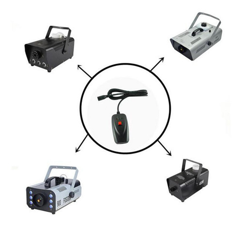 Imagem 7 de 8 de 3xfog Máquina Com Fio Controle Remoto Portátil 3pins Xlr