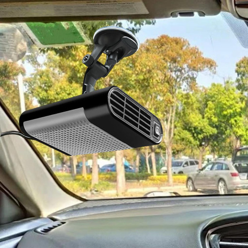 Calentador De Automóvil, Descongelador, 12v Negro Gris