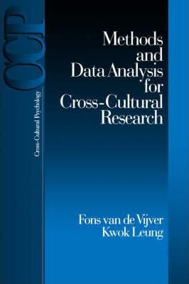 Libro Methods And Data Analysis For Cross-cultural Resear...