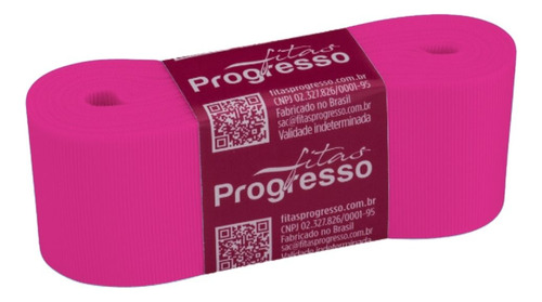 Fita De Gorgurão Progresso GP009 38mm 10 Metros Cor ROSA CÍTRICO 279