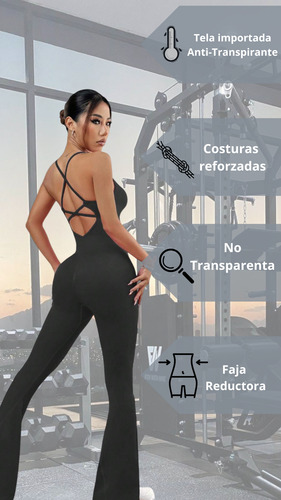 Catsuit Enterizo Deportivo Para Dama Importado Gym Oxford Gris Claro Lisa M