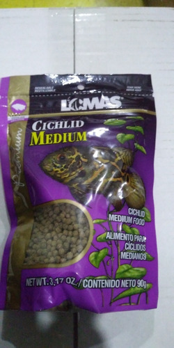 Imagen 1 de 1 de Lomas Alimento Para Ciclidos Medianos 90 Grs Alimento Peces Pecera Acuario