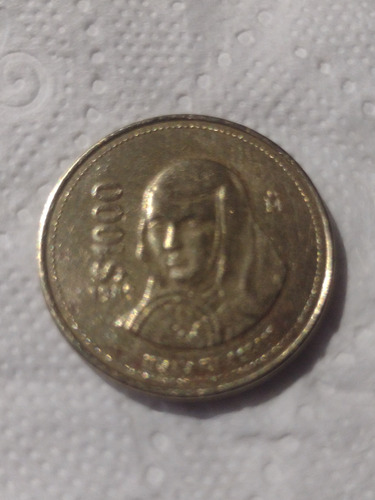 Moneda De $1000 Año 1989 Juana De Asbaje 