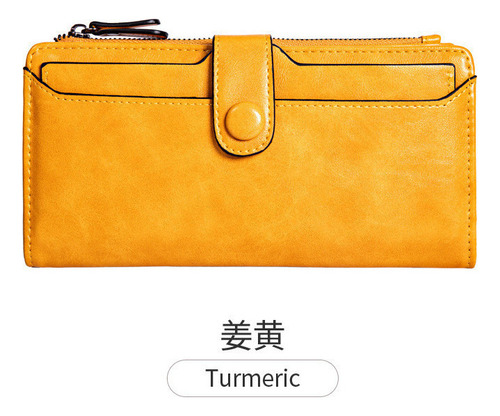 Cartera Larga Retro, Tarjetero Plegable Simple
