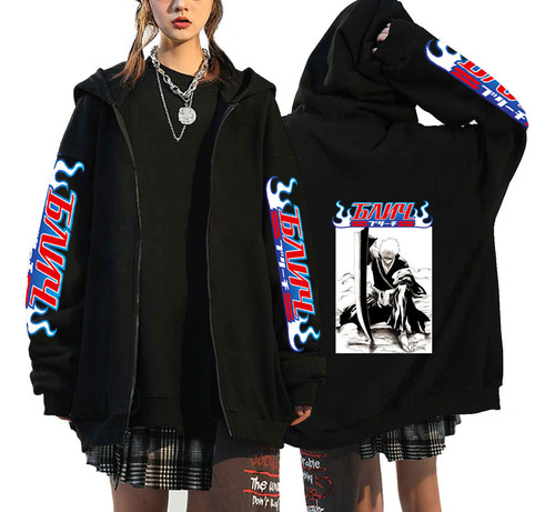 Death Bleach Print Peele Zip Hobber