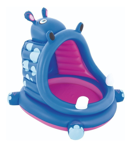 Pileta Inflable Bestway Hipopotamo Semi-cubierta 52218