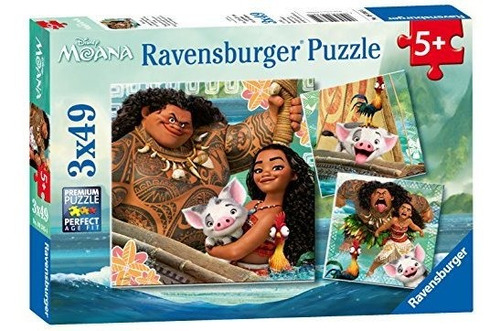 Ravensburger Disney Moana Born Voyage, 49 Piezas