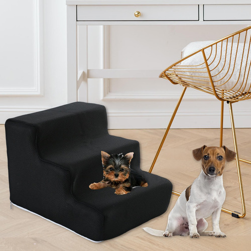 Escalera Para Perros, Escalera, Rampa Para S 3 Pasos Negro