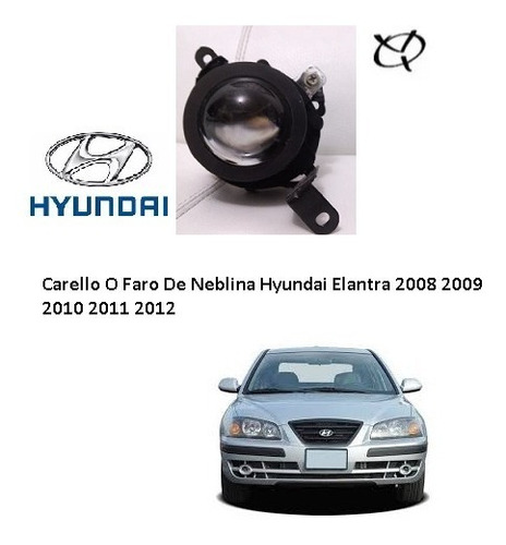 Carello O Faro De Neblina Hyundai Elantra 2008 2009 2010 