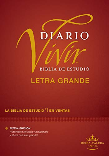 Biblia De Estudio Del Diario Vivir Rvr60, Letra Grande (tapa