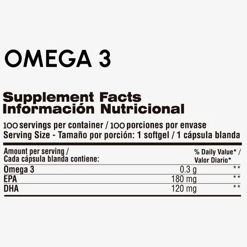Suplemento Dietario Qualivits Omega 3 X 1000 Mg