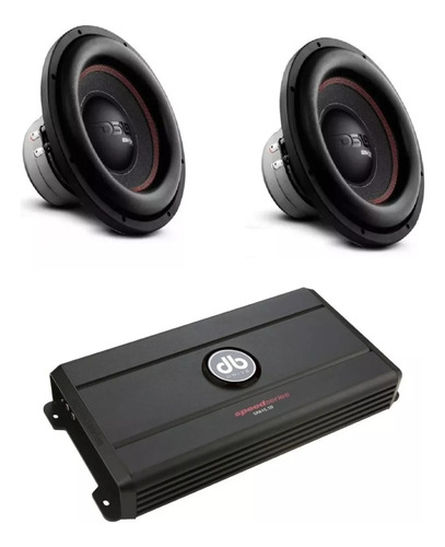 Kit 2 Subwoofer Ds18 Gen-xx12.4dhe+amplificador Spa15.1d Db