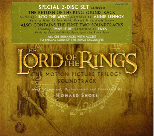 The Lord Of The Rings Trilogy Soundtrack 3 Discos Cd