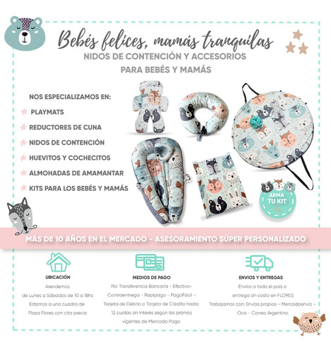 Nidito De Contención Bebé Colecho + ¡kit De Regalo!