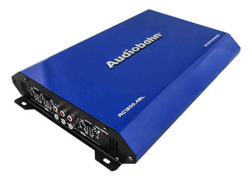 Amplificador Audiobahn 4 Canales Ac1200.4bl Azul 