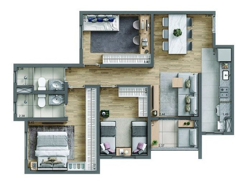 Imagem 14 de 15 de Apartamento À Venda No Bairro Rudge Ramos - São Bernardo Do Campo/sp - O-6105-14502