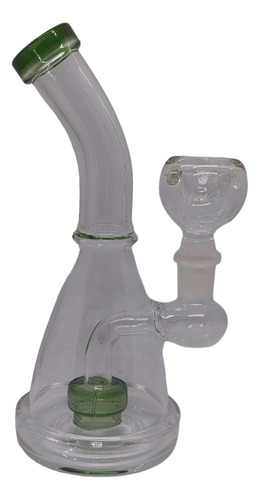  Bong Pipa De Agua Bong  Cuello Recto Difusor-verde