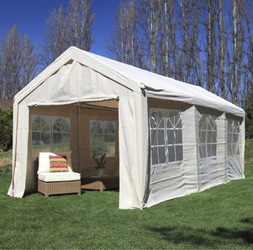 Imagen 2 de 2 de Toldo Con Cortinas Para Eventos 4x8 Mt
