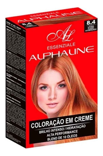 Coloração Essenziale 8.4 Louro Claro Acobreado Alpha Line