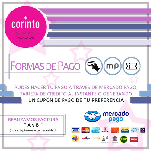 Medias Deportivas Surtidas Pack X12 4013 + Cuotas Corinto