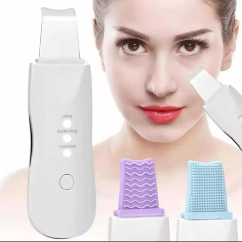 Espátula Facial Ultrasónica Limpiadora Espinillas Hidratador
