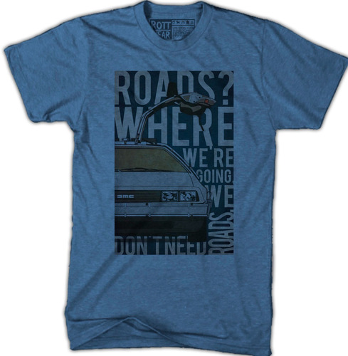 Back To The Future Bttf R Playera Rott Wear Envío Gratis 