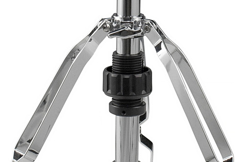 Tipo de suporte para pernas com rotor duplo Hi-hat Pearl H930, cor de demônio, metal