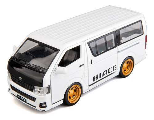 1/32 Compatible Con Toyota Hiace Modelo De Coche De Aleación