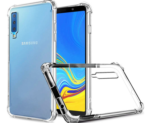 Forro Bryp Samsung A7 2017 Antigolpes Silicone Transparente