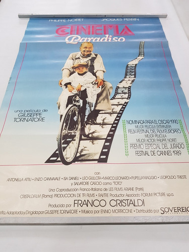 Antiguo Afiche Cinema Paradiso Tornatore 1990 Mag 59820