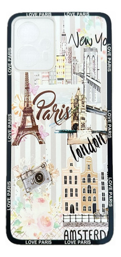 Funda Tpu Diseño Love Paris Para Moto G84