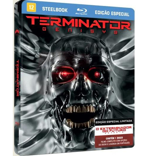 Blu-ray - Steelbook - O Exterminador Do Futuro - Gênesis