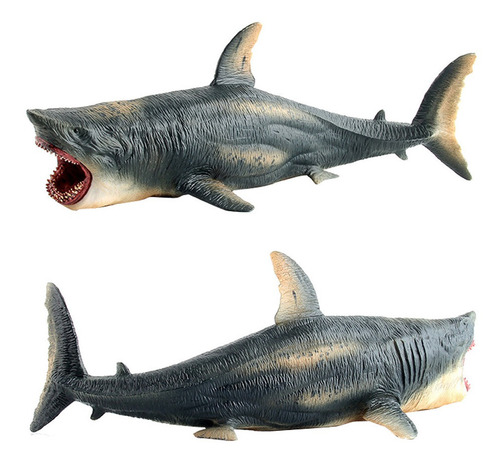 B. Megalodon-tiburón De Juguete Prehistórico Educación Oceán