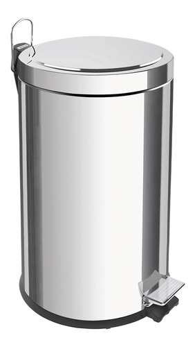 Cesto / Tacho De Basura Tramontina Acero Inox  5l Con Pedal