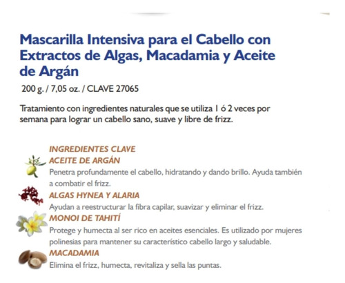 Promoción 3 Mascarilla Intensiva Capilar Terramar + Regalo