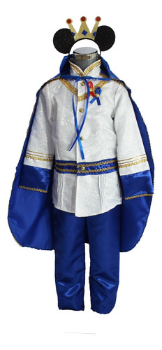 Disfraz Mickey Mouse Príncipe Para Niños Talla 1 - 8