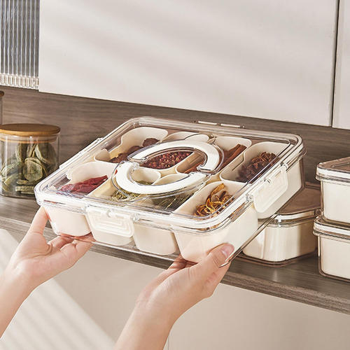 Frascos De Condimentos Con Bandeja Organizador De Especias