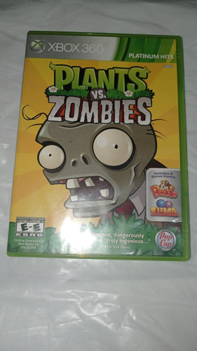 Plants Vs Zombies Original Xbox 360