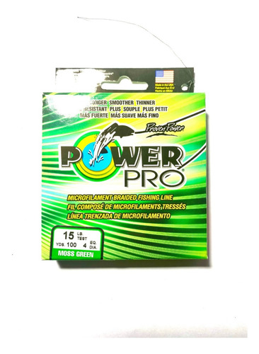 Multifilamento Power Pro By Spectra 15 Lb-100y