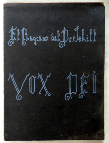 Partituras Vox Dei El Regreso Del Dr Jekill 1972