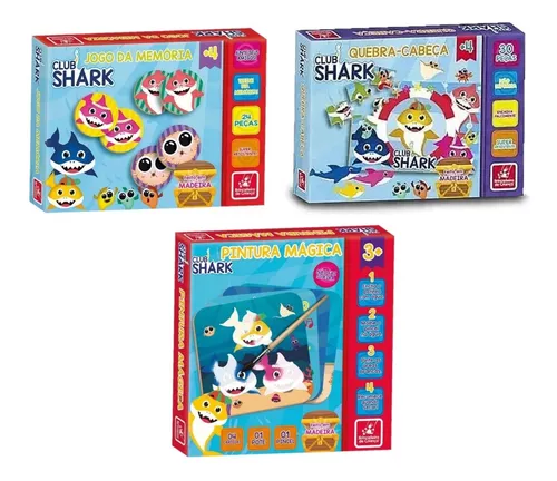 Quebra Cabeça 30 pçs - Club Shark : : Brinquedos e Jogos