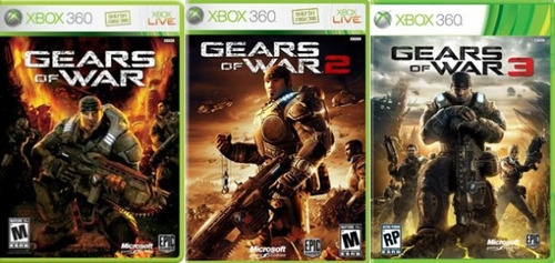 Gears Of War 1 2 Y 3 Xbox 360 Original C/u En Caja Envío Ya!